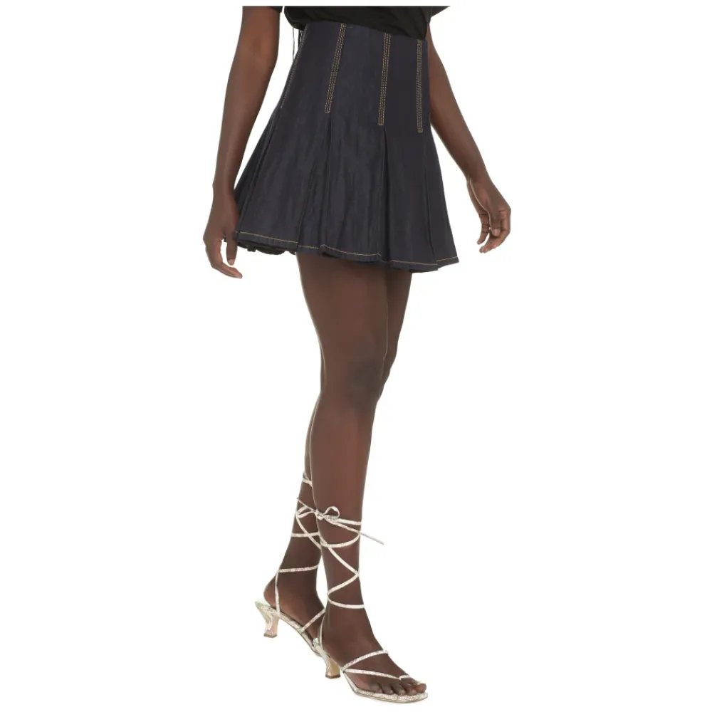 DAMES Bottega Veneta Rokken^Geplooide Minirok