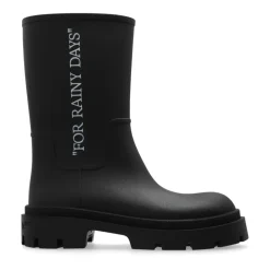 Heren Off White Laarzen^Geprinte Regenlaarzen