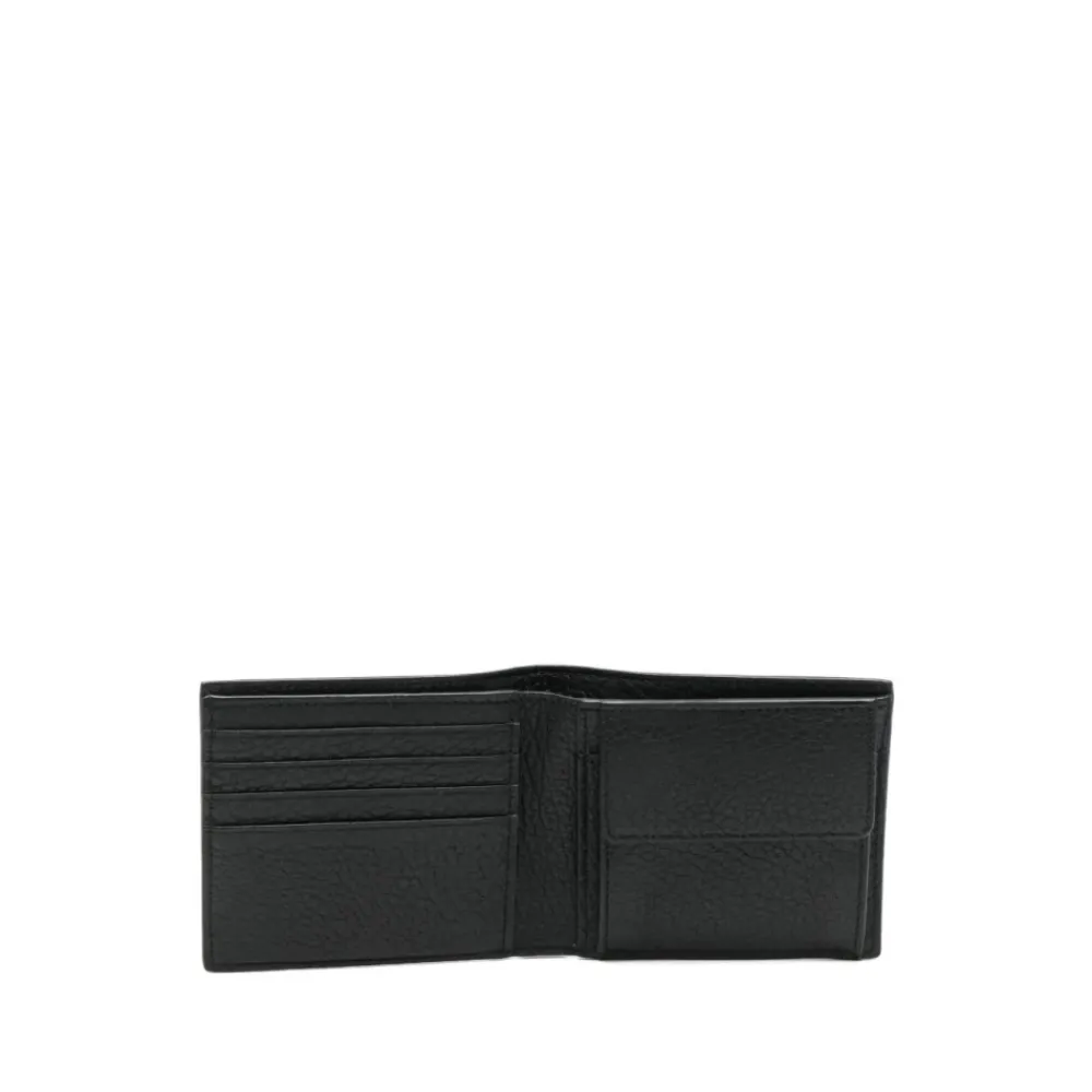 Heren Tom Ford Portefeuilles^Geprinte Elongated T Line Klassieke Bifold Portemonnee van Hertenleer