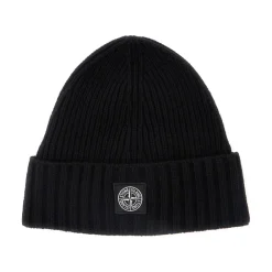 Stone Island Geribbelde gebreide beanie