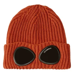 C.P. Company Mutsen En Petten^Geribbelde gebreide muts met logo