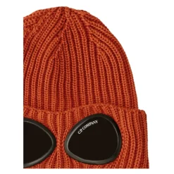C.P. Company Mutsen En Petten^Geribbelde gebreide muts met logo