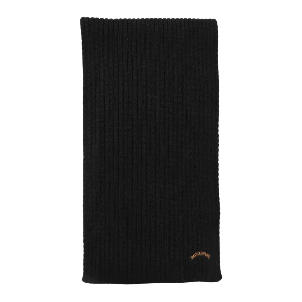 Heren Paul & Shark Sjaals^Geribbelde Gebreide Wollen Sjaal