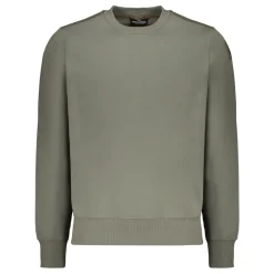 Heren Parajumpers Geribbelde sweater met ronde hals en logopatch