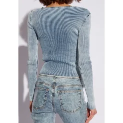 DAMES Diesel Geribbelde top