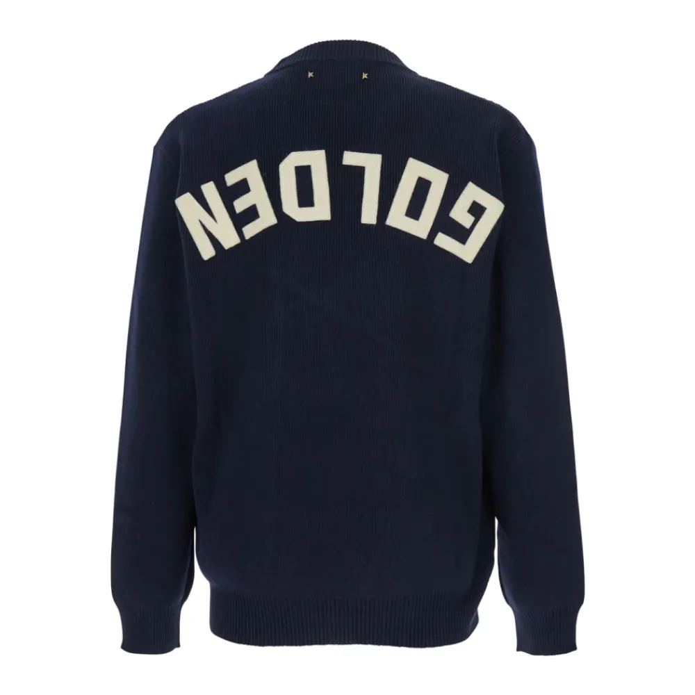 Heren Golden Goose Geribbelde trui met ronde hals