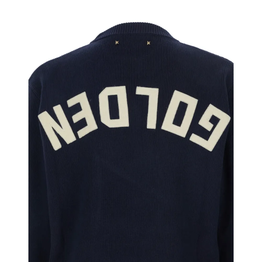 Heren Golden Goose Geribbelde trui met ronde hals