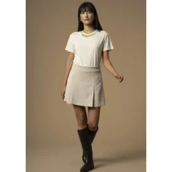 DAMES Kocca Rokken^Geribbelde Uitlopende Minirok