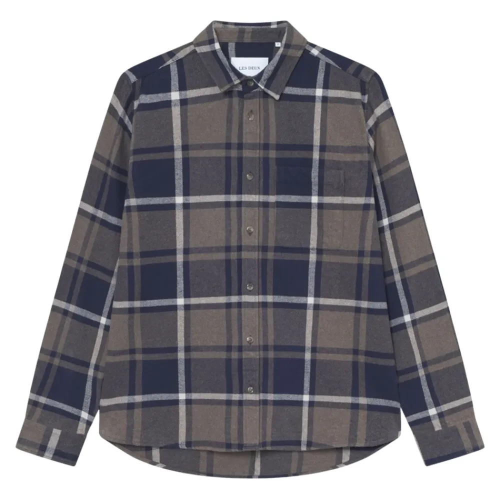 Heren Les Deux Geruit overhemd