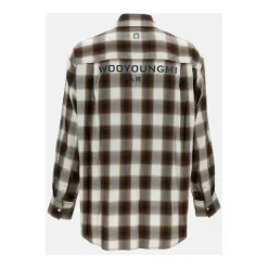 Heren WOOYOUNGMI Overhemden^Geruit Overhemd