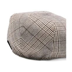 Heren Borsalino Geruit Patroon Platte Kroon Hoed