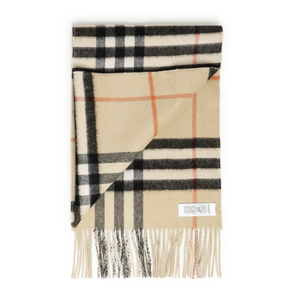 DAMES Burberry Geruit Print Omkeerbare Sjaal