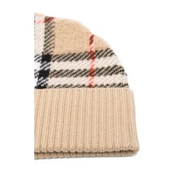Burberry Mutsen En Petten^Geruite Beanie Handdoek Stijl