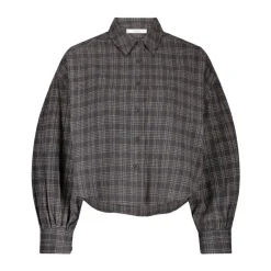 DAMES By-Bar Geruite Blouse Lange Mouw Sarah