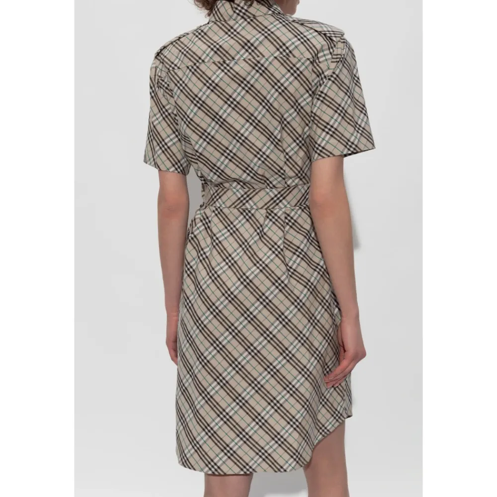 DAMES Burberry Geruite Jurk