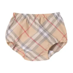 Burberry Geruite katoenen jurk met bloeiers