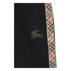 Burberry Broeken & Jeans^Geruite katoenen shorts met elastische tailleband