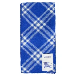 DAMES Burberry Geruite Wollen Capuchon Sjaal Deken