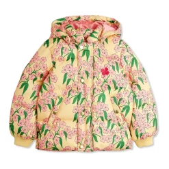 Mini Rodini Geïsoleerde jas met bloemmotief