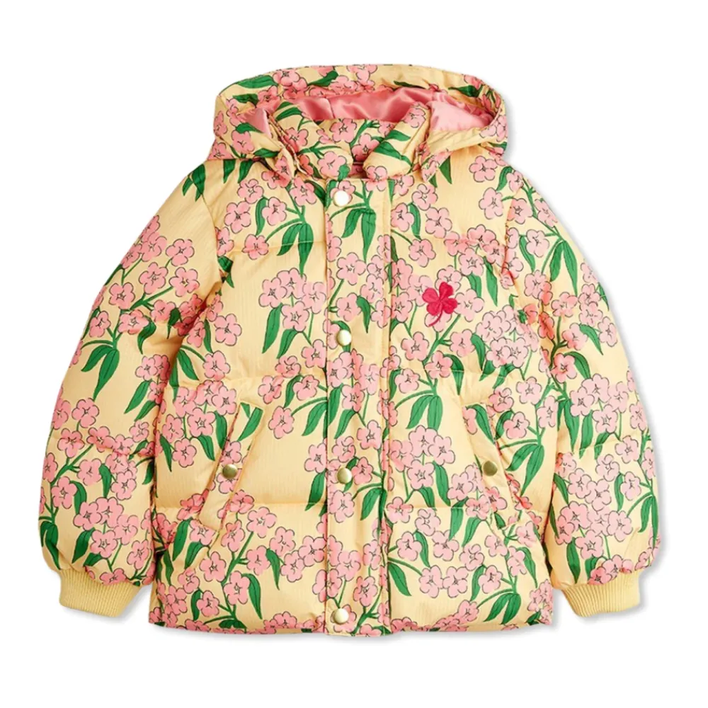 Mini Rodini Geïsoleerde jas met bloemmotief