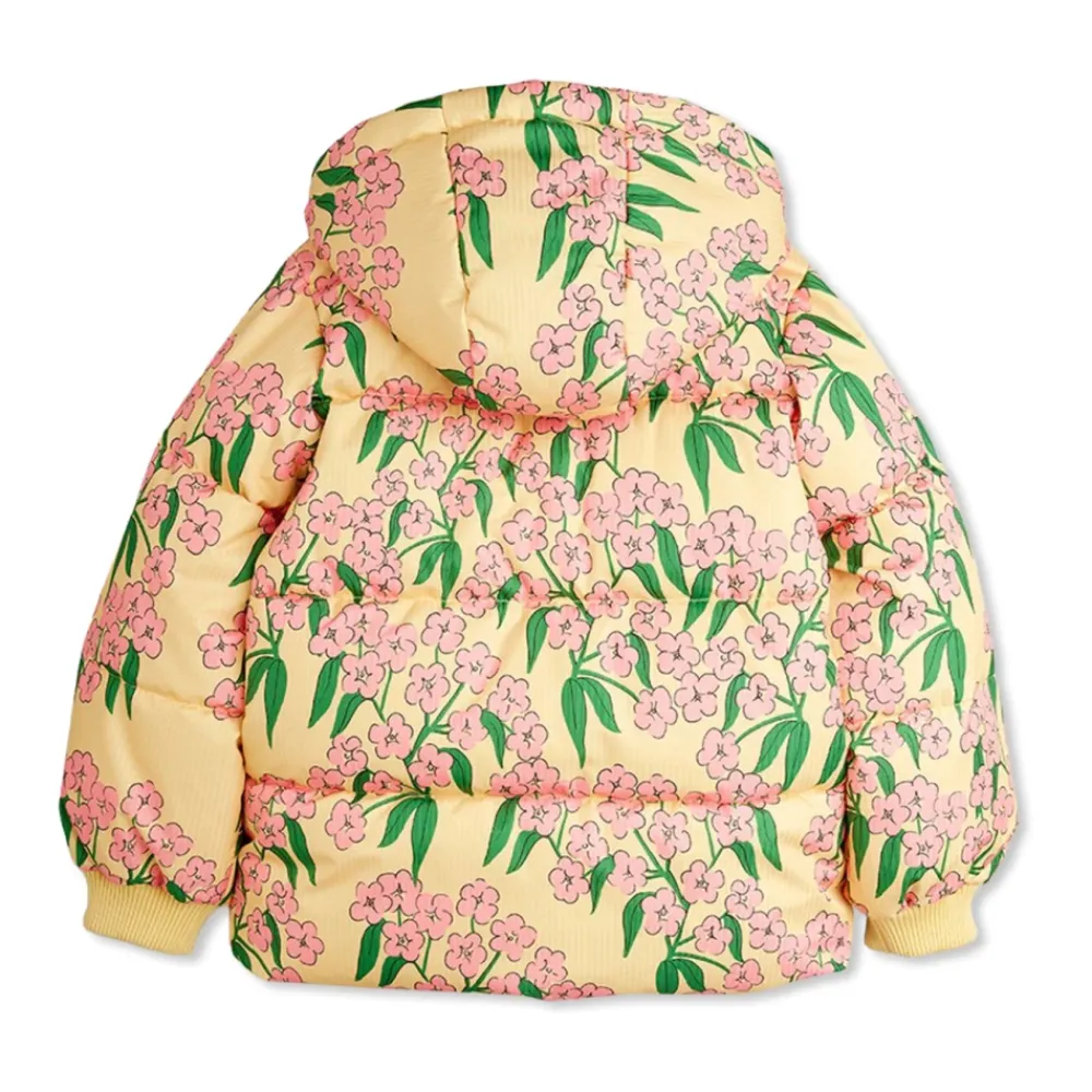 Mini Rodini Geïsoleerde jas met bloemmotief