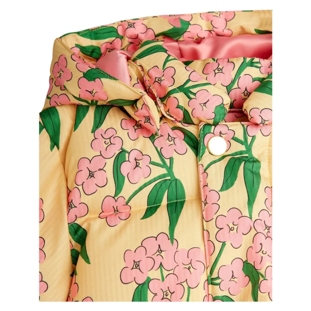 Mini Rodini Geïsoleerde jas met bloemmotief