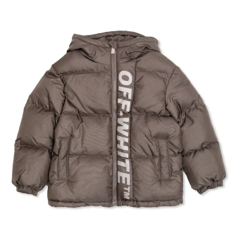 Off White Geïsoleerde jas met logo