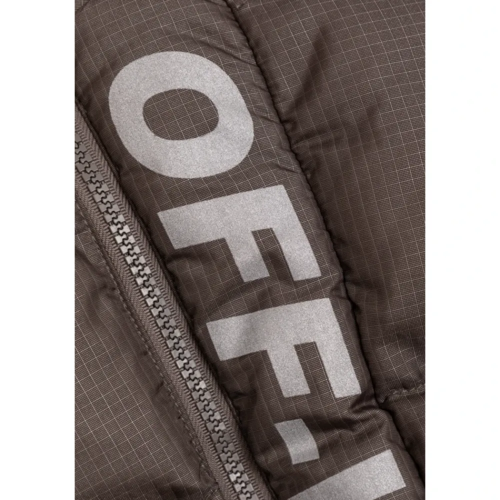 Off White Geïsoleerde jas met logo