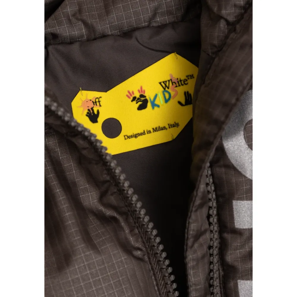 Off White Geïsoleerde jas met logo