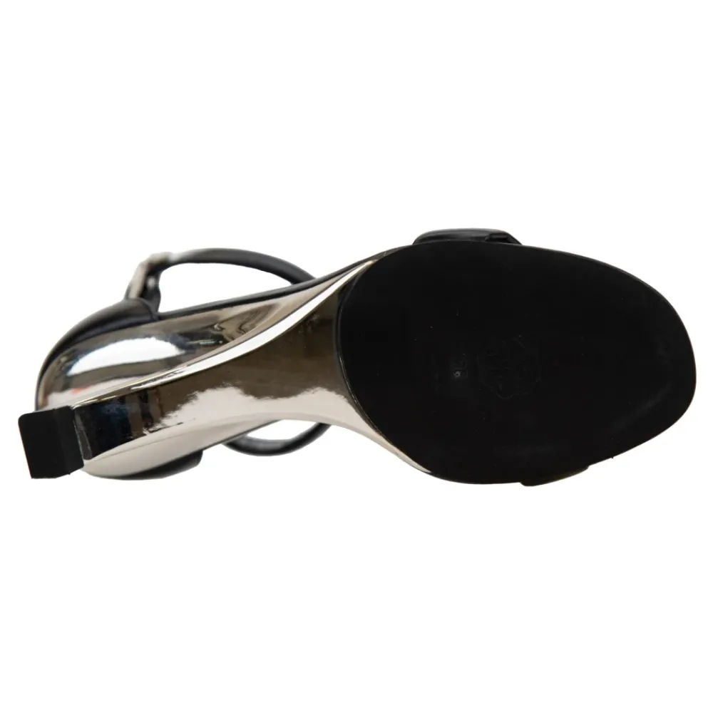 DAMES Alexander McQueen Gesp Leren Sandalen