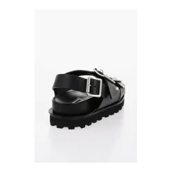 Heren Jil Sander Sandalen^Gesp Plateau Sandalen