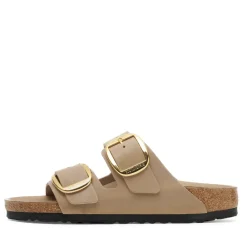 DAMES Birkenstock Slippers^Gesp Tabak Sandalen