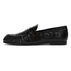 DAMES Kazar Loafers^Gestempeld leren instap halfschoenen