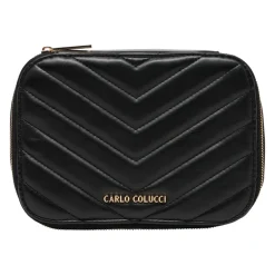 DAMES Carlo Colucci Toilettassen^Gestikte Toilettas