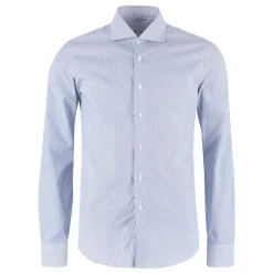 Heren THE (Alphabet) Gestreept katoenen overhemd