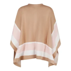 Chloé Gestreept Wollen Cape Jas