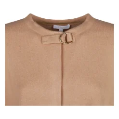 Chloé Gestreept Wollen Cape Jas