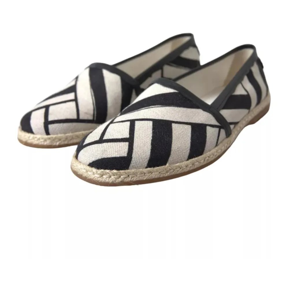 Heren Dolce & Gabbana Espadrilles^Gestreepte Canvas Espadrilles
