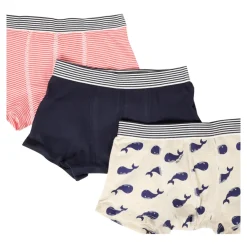 Petit Bateau Gestreepte en Walvisprint Boxershorts