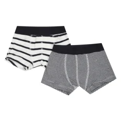 Petit Bateau Gestreepte katoenen boxershort set