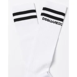 Dsquared2 Gestreepte Katoenen Crew Sokken