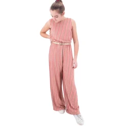 Liu Jo Jumpsuits^Gestreepte Lurex Jumpsuit