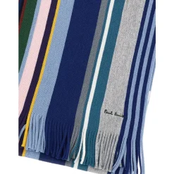 Heren Paul Smith Sjaals^Gestreepte Sjaal met Draai