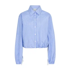 DAMES Dante 6 Blouses^Gestreepte trekkoordshirt