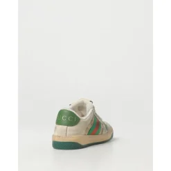 Gucci Gestreepte Web Lage Sneakers