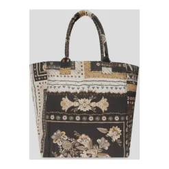 DAMES Isabel Marant Gestreepte Winkel Tas in Warme Tinten