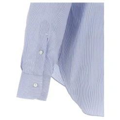 Heren Barba Gestreken Poplin Overhemd