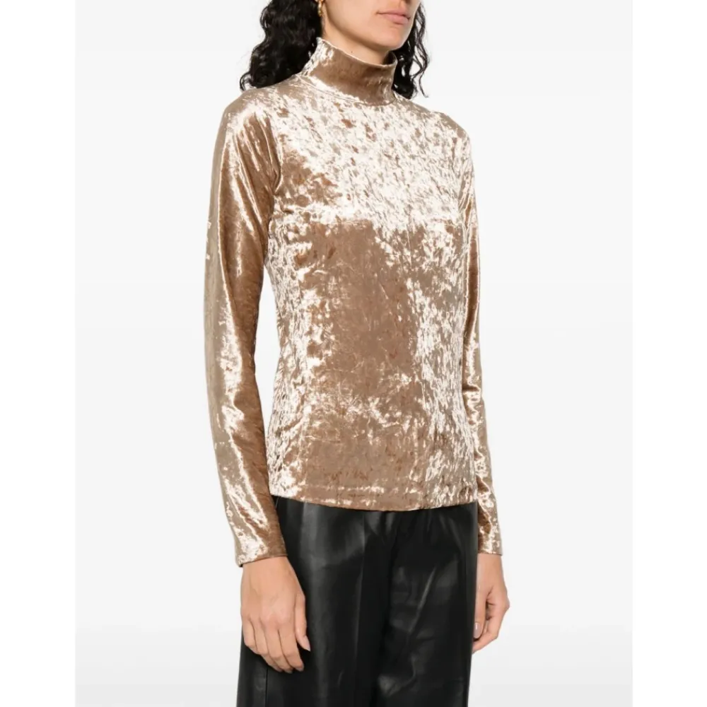 DAMES Forte Forte Gestructureerde Trui Hoge Hals