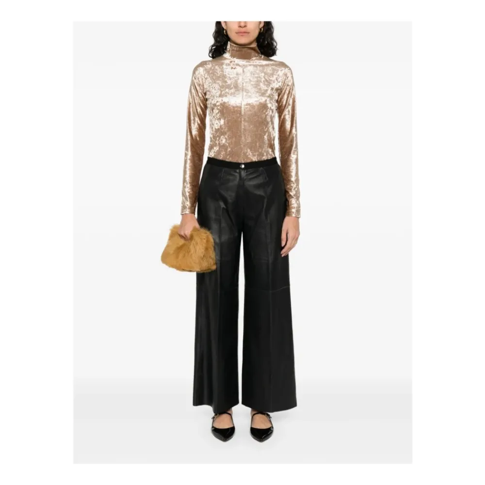 DAMES Forte Forte Gestructureerde Trui Hoge Hals