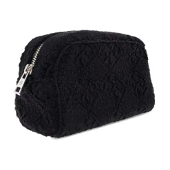 DAMES Tory Burch Toilettassen^Gestructureerde e Rits Tas met Logo